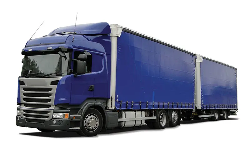 Сине-оранжевый хлопчатобумажный брезент для грузовиков г/м2