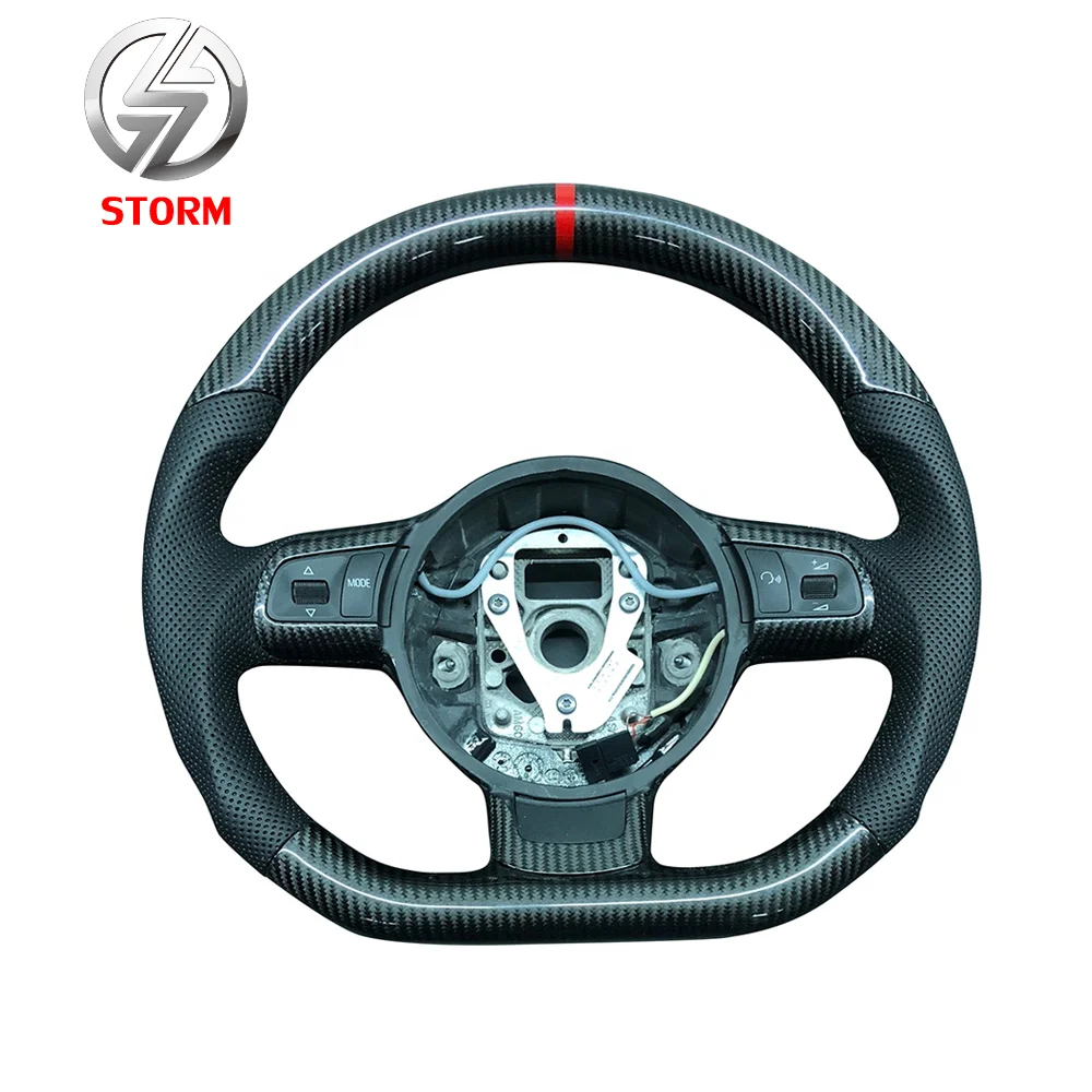 Private Custom Universal Racing Parts Customized Leather Carbon Fiber Car Steering Wheel For All Cars