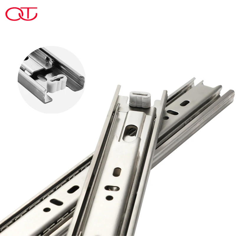 Wholesale high quality FGV style Drawer slide rail Push open soft close drawer channel slide for drawer using