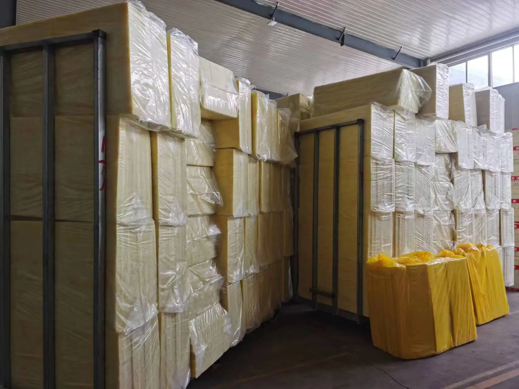 Manufacturer insulation production line felt sound silencer insulation glass wool