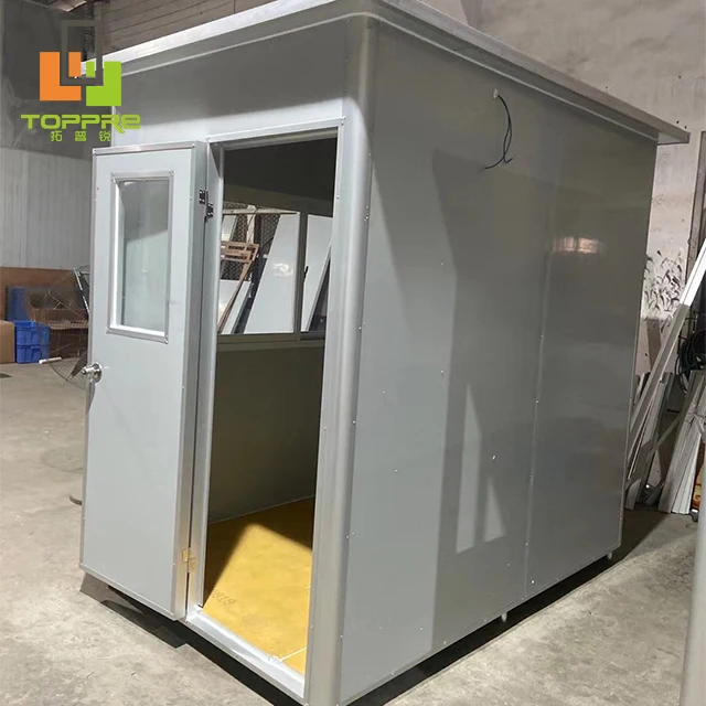 Fast Easy Easily Assembled and Movable Security Booth Tiny Office Cabin Entrance Gate Booth portable guard room