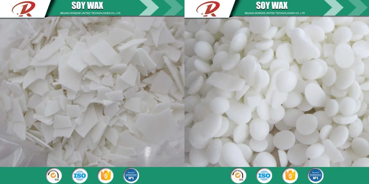 Wholesale 100% Natural 464 Bulk Organic Soy Wax Flakes For Candles