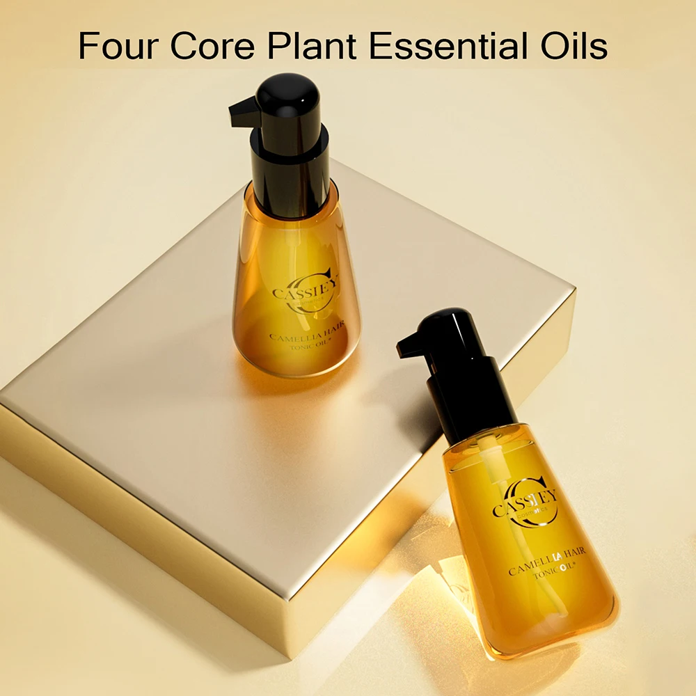 Cassiey OEMODM Factory Wholesale 70ml Camellia Hair Repair Serum Organic Improves Dryness For Daily Use and Salon Hair Care Oil