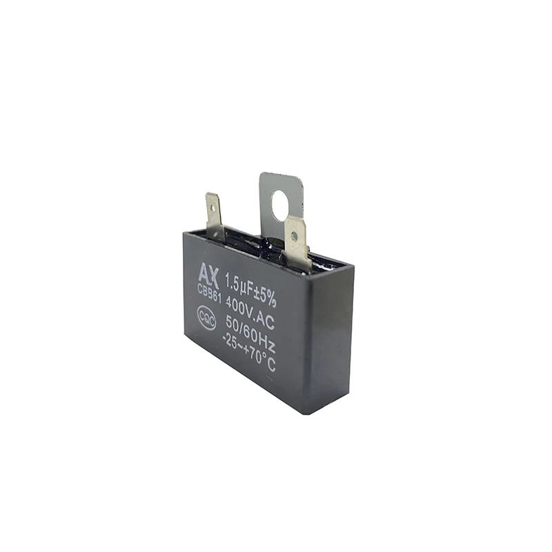 Wholesales 3 Pin ac Capacitor 10uf 400v Electrolytic Capacitor In Stock For AC Fan Usage