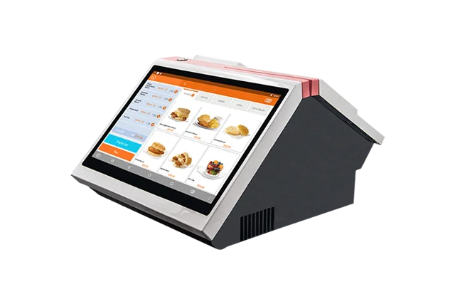 Fast-running POS HDD-680plus with 80mm Built-in Thermal Printer and 2D Bar Code Scanner for Supermarket and Store