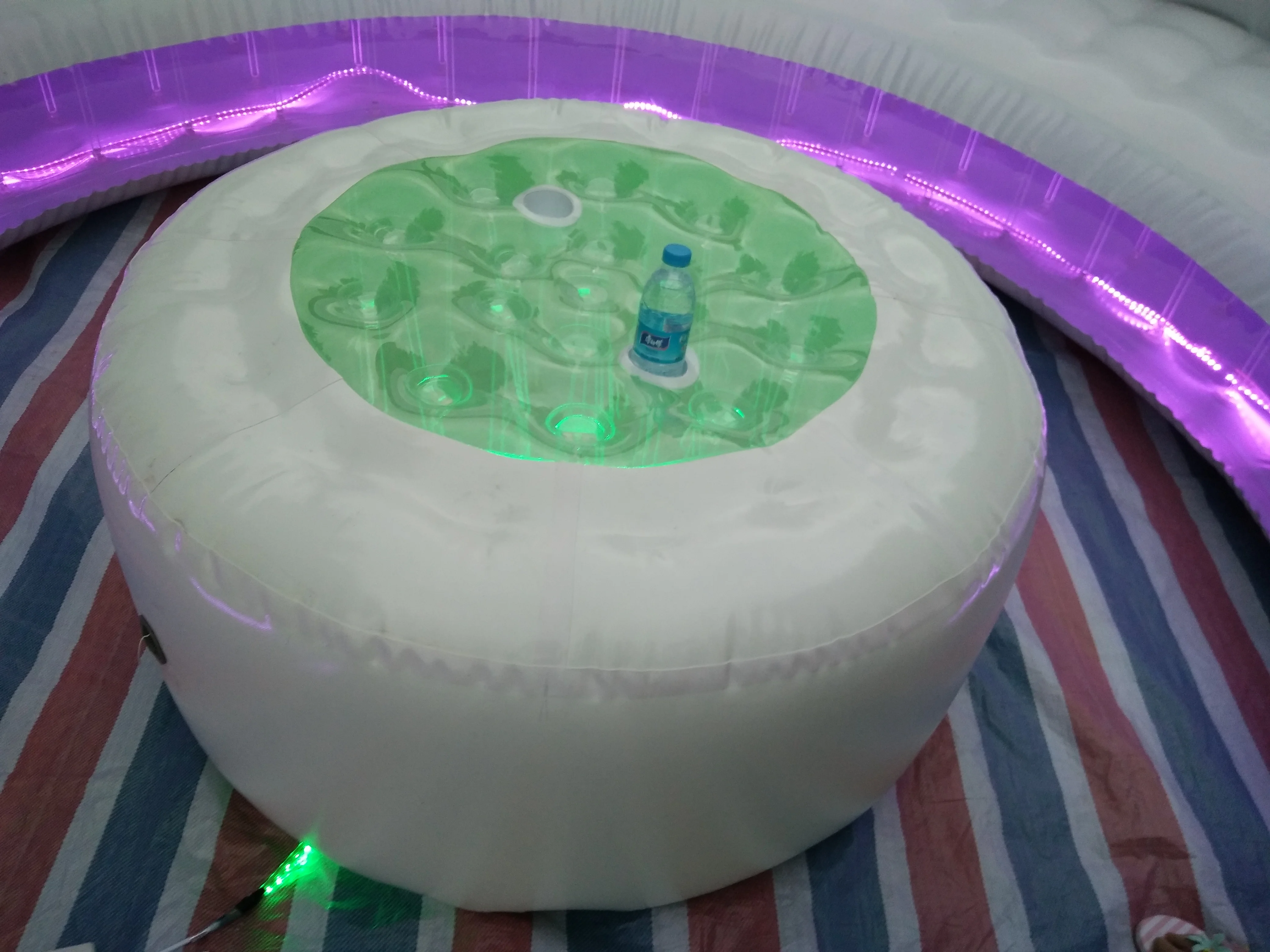 Inflatable Nightclub LED Bar Sofa Furniture With Remote Control