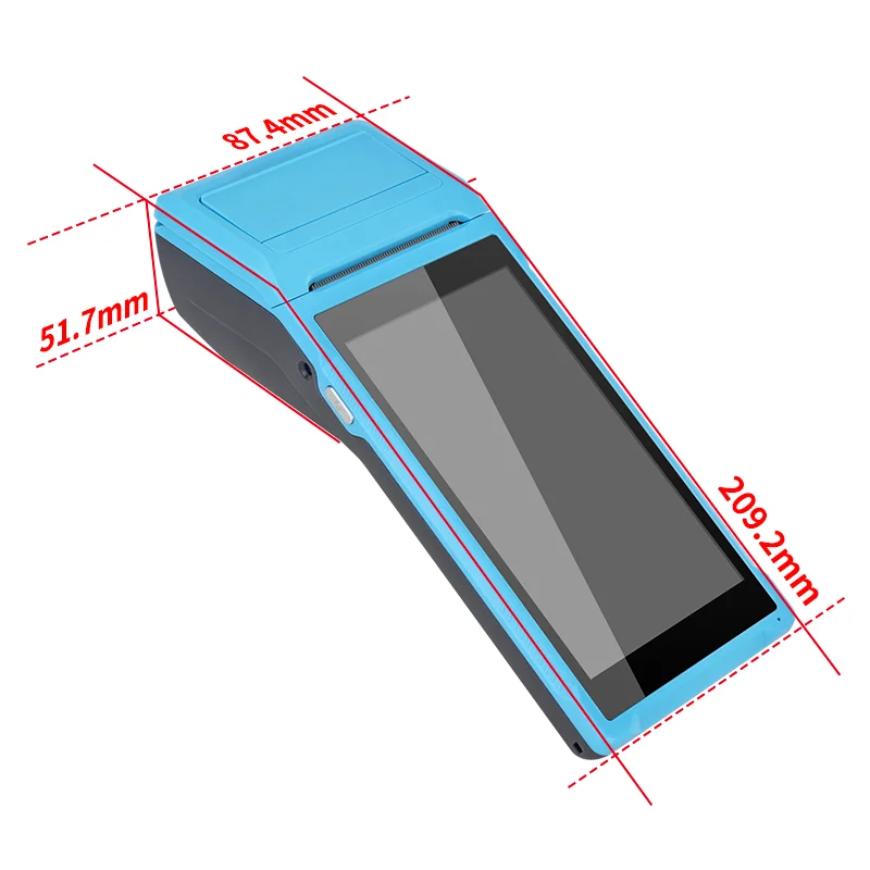 2024 The latest design Q2 android 8.1 all in one touch screen pos android handheld pos terminal
