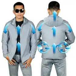 New Design Battery Air Conditioned Summer 2021 Fan Cooling Jacket Outdoor