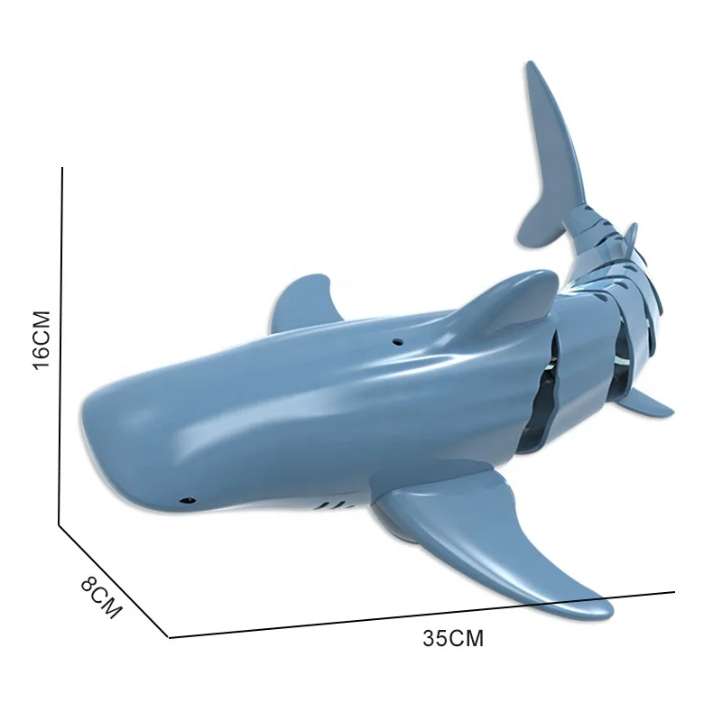 Remote control toy shark rc roat toy electric RC shark fish toy