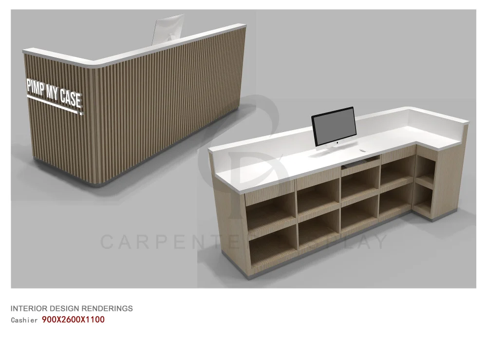 Contemporary Cell Phone Kiosk Interior Design for Urban Settings