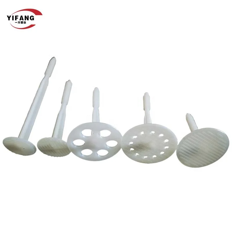 HDPE Insulation Fixing Plug With Plastic Nail Wall Anchor