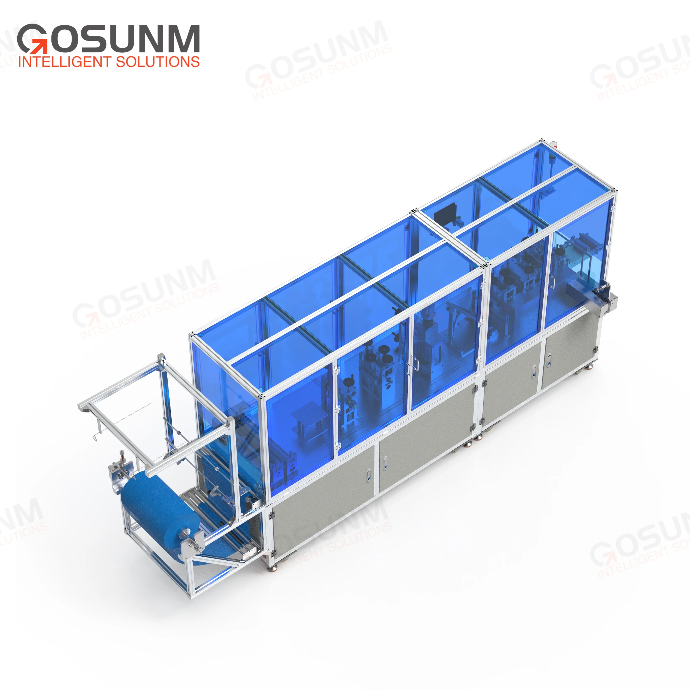 Gosunm Professional Automatic Disposable Non-woven Doctoral Hats Making Machine with Customized Function As Needed