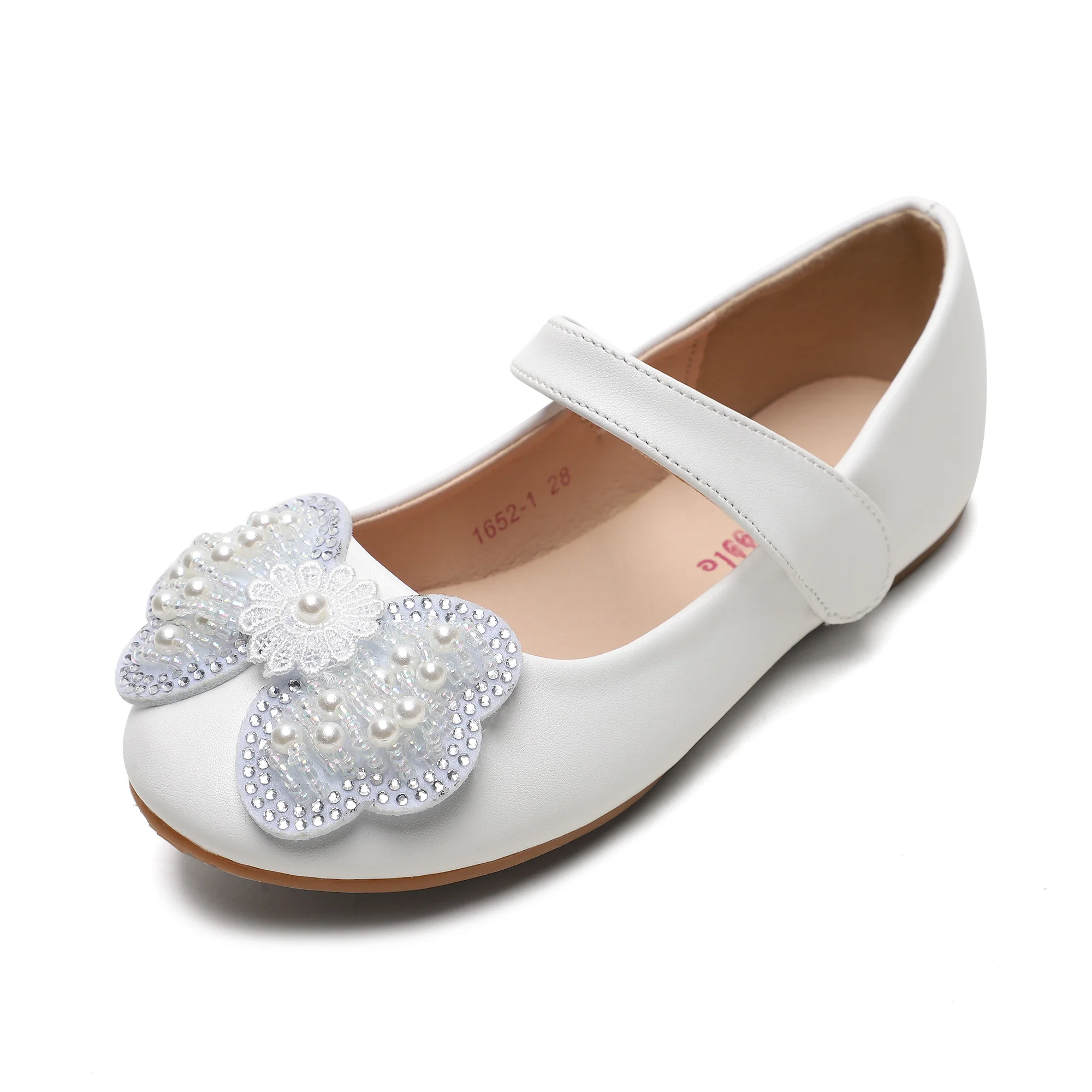 Factory Wholesale High Quality Buckle Flower Princess Shoes Flat Sole Mary Jane Casual Shoes