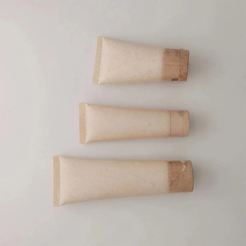 Eco Friendly Biodegradable Material Wheat Straw Tubes Packaging