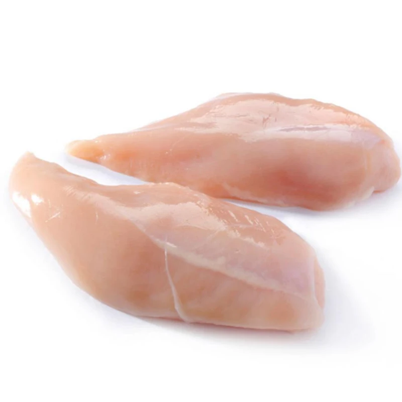 Factory supplier chicken breast skinless chicken meat frozen halal chicken