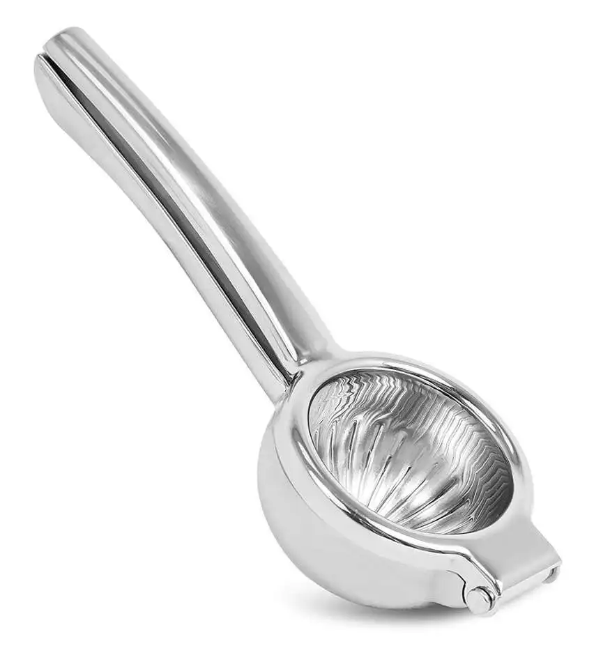 High Quality Kitchen Accessories Manual Stainless Steel Lemon Lime Squeezer Garlic press