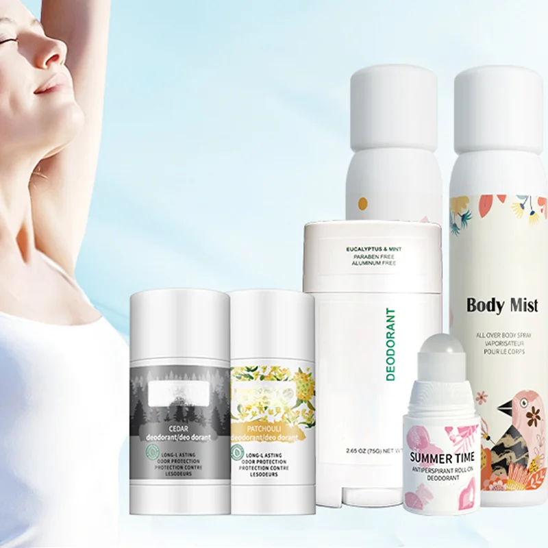 Manufacturer Wholesale Factory Supplied Vegan Long Lasting Organic Roll on Spray Stick Perfume Deodorant & Antiperspiran