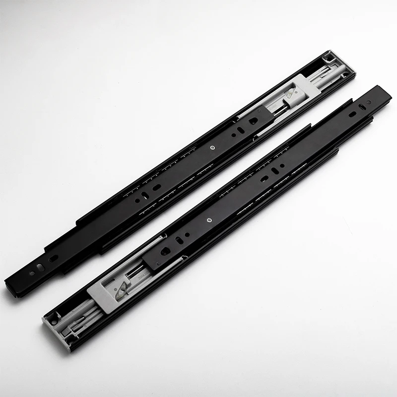 45mm single/double spring full extension soft close drawer slides