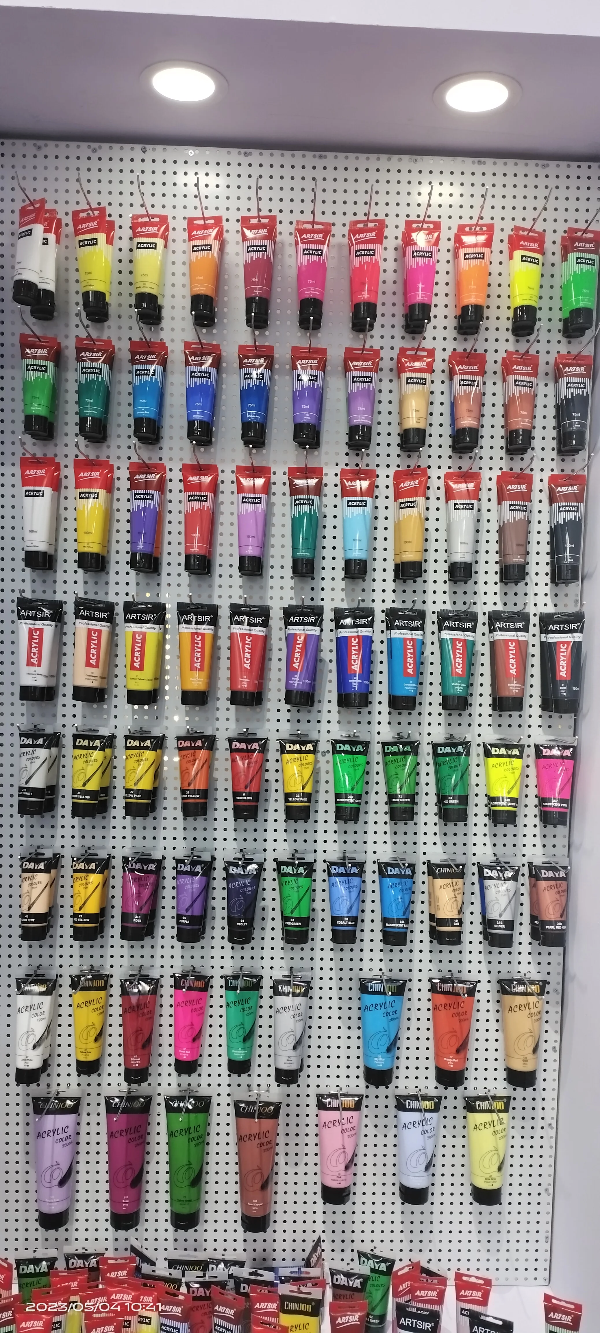 Acrylic Paint Set, 120 Colors (75ml,100ml,120ml) Art Craft Paints Gifts for Artists Kids Beginners & Painters