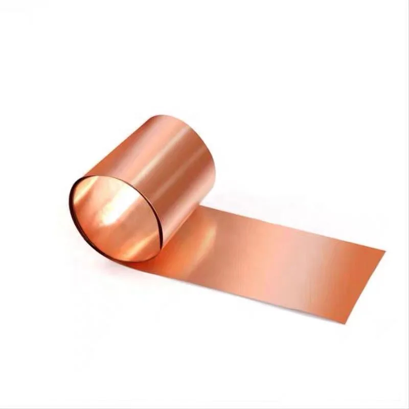 High Conductivity Copper Foil Tape For Power Transformer Winding 10um 0.1mm thick Copper Foil coil