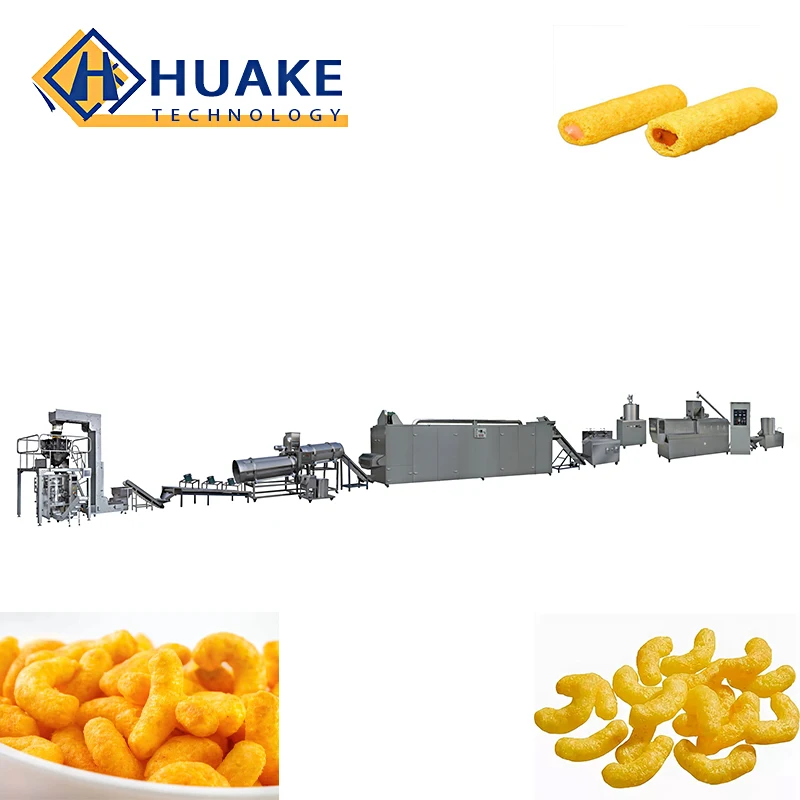 Brown Rice crispy machine puff corn snack food extrude  other snack machines new snack machines