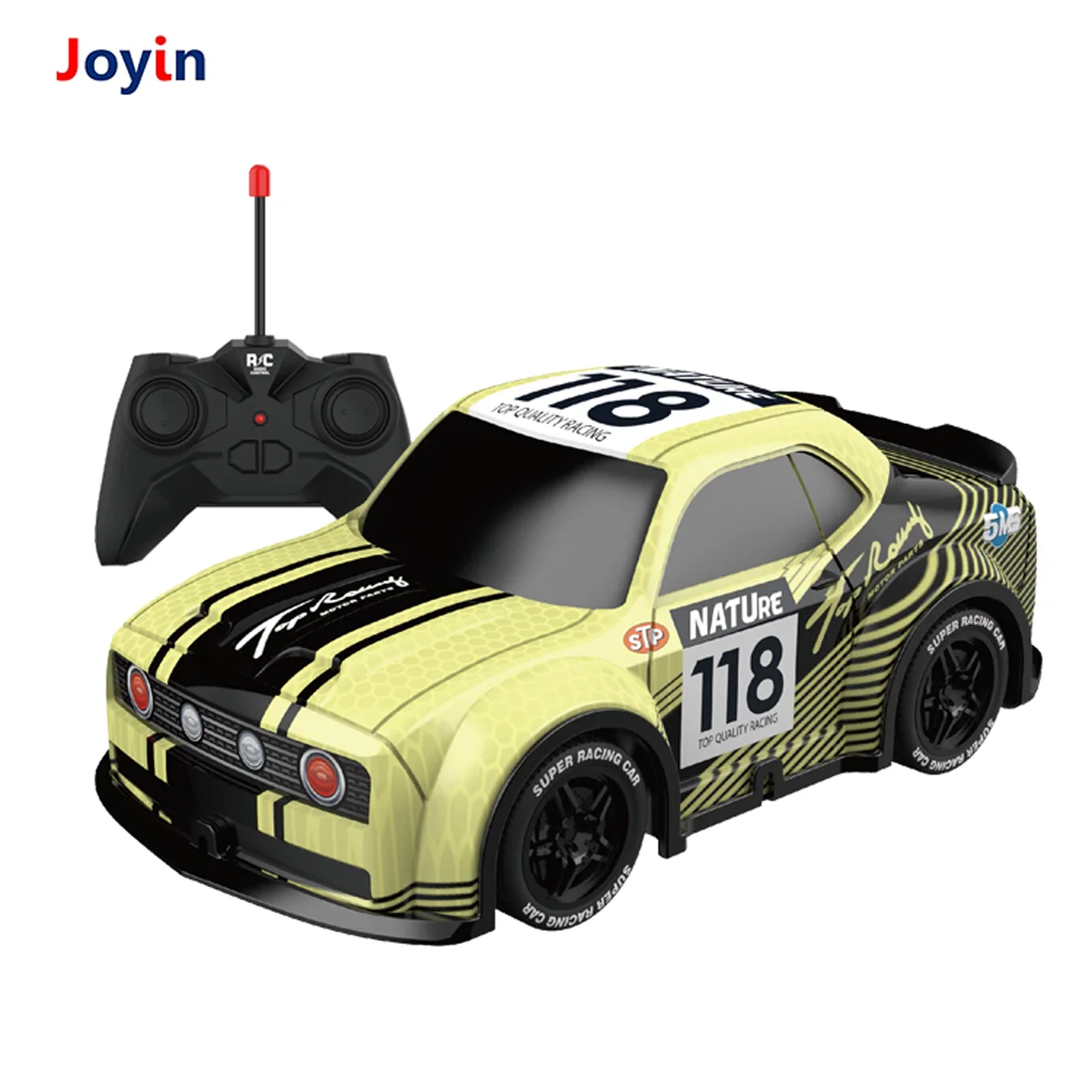27 Mhz Cartoon RC Racing Rally Car Off Road Hobby Mini Radio Remote Race Car with Cool Light Up Birthday Christmas Gifts