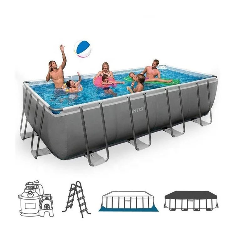 INTEX 26356 Размер 549 см x 274 132 Ultra XTR прямоугольная рама бассейн над землей стальная