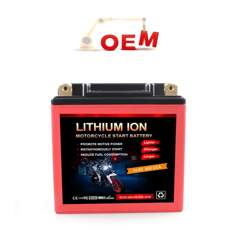 LFP14L-BS Factory CE ROHS FCC wholesale 2 years warranty LiFePO4 Accumulator batteries motorcycle car lithium ion car battery