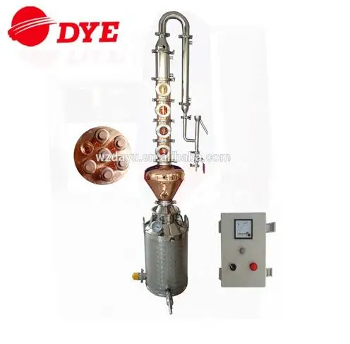 
DYE XR 100L micro copper Alcohol distiller whiskey distillery home distilling equipment 