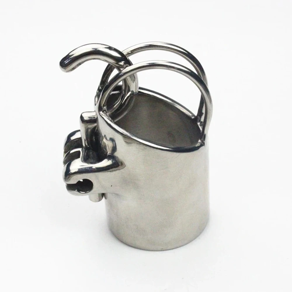 PA LOCK PRINCE ALBERT LOCKED Cock Cage Fetish Chastity Belt Device With Piercing Lock Penis Locker Cock Ring Sex Toys For Men