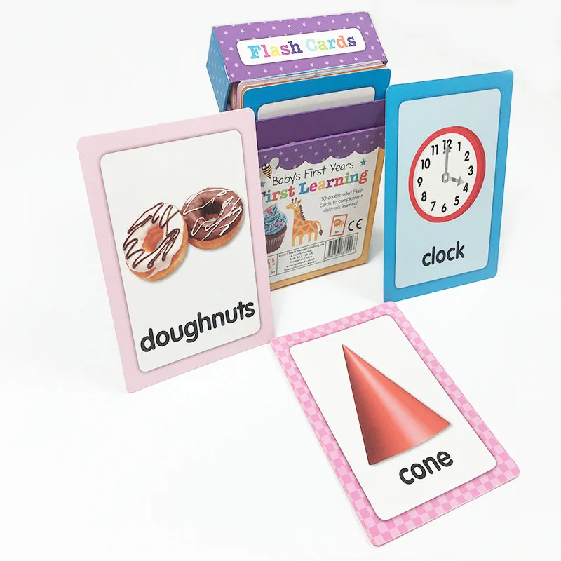 Custom Oem Wholesale Cheap Price Flashcard Game Educational Learning Flash Cards Printing