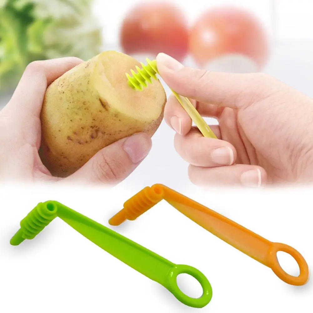 Portable Potato Carrot Spiral Slicer Kitchen Fruit Vegetable Cutter Kitchen Tool Cortadora en espiral de papa y zanahoria