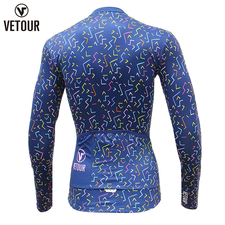 Vetour Bicycle Clothing Jersey OEM Women Full Sleeve  Cycling Jersey