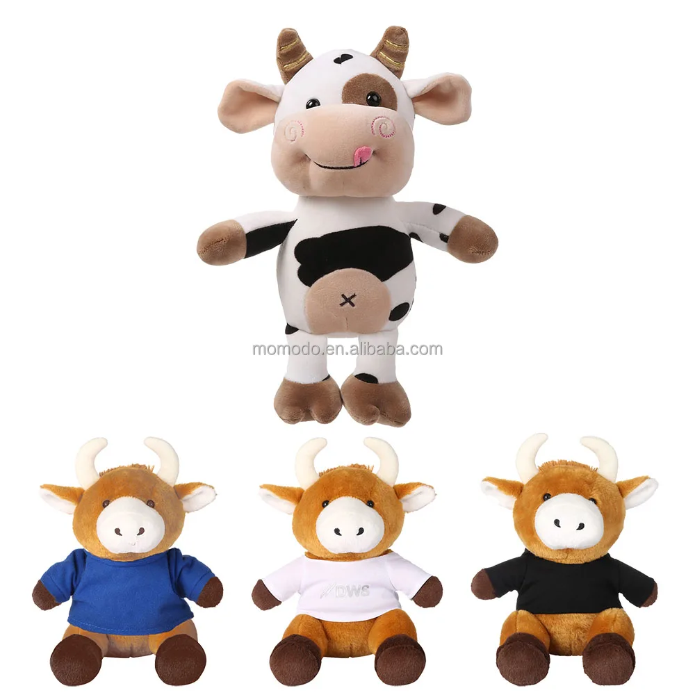 Baby Education Soft Horse Cow Plush Farm Animal Stuffed Animals Toy