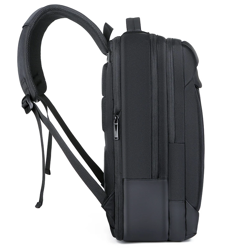 Custom multi purpose practical men college school daypack male functional travel business expandable backpack with USB