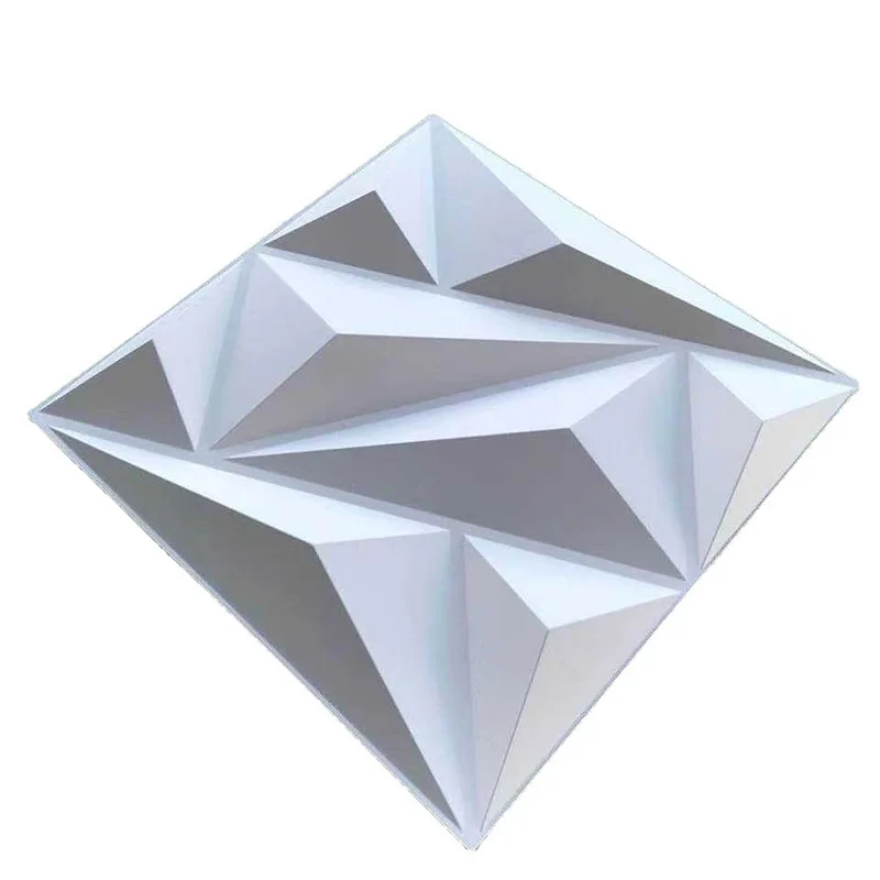 Gold Silver and other glossy metallic color 3D PVC Wall Panels Wallpaper for Interior Wall Art