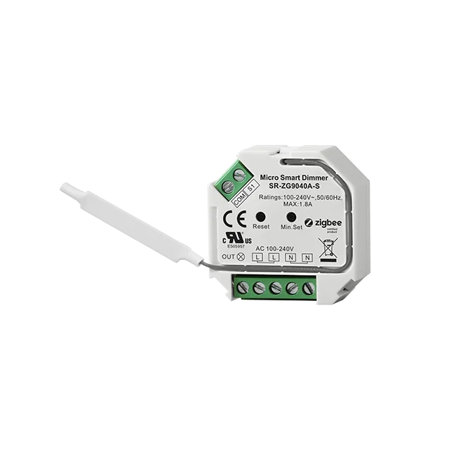Sunricher 1CH AC ZigBee Micro Smart Dimmer With Neutal Free