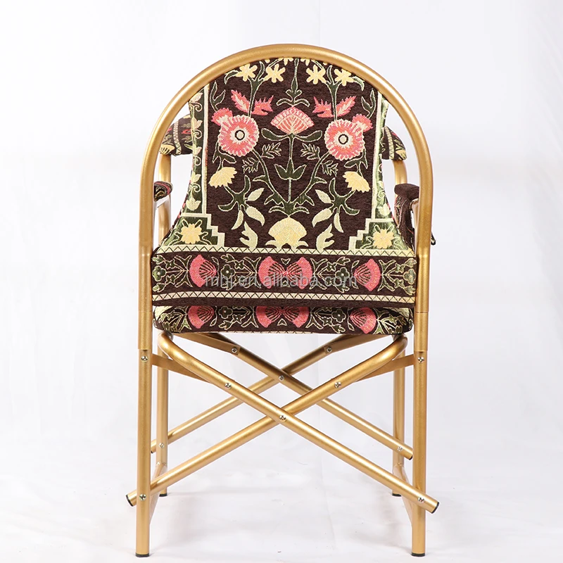 Wholesale Hot Sale Movable Pad Foldable Stacking Muslim padded Worship Metal Prayer Church Chair