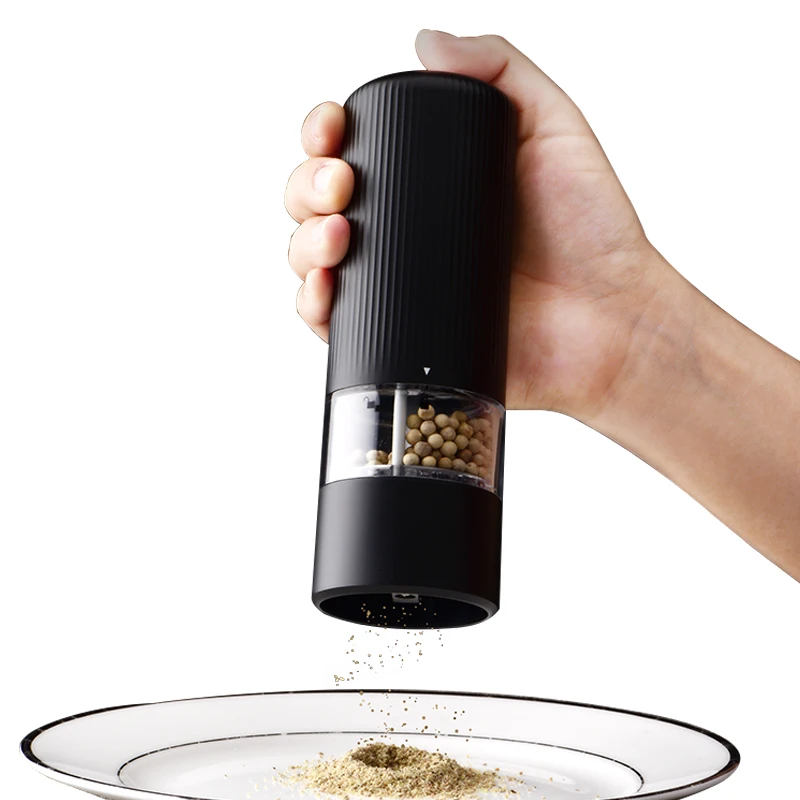 Stainless Steel Automatic Electronic Gravity Spice Rechargeable Electric Set Salt And Pepper Grinder Mill