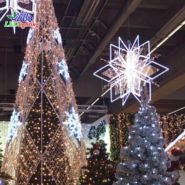 Big Arch shape street lighted up Manufacture with snowflakes Decorations LED 3D Motif Christmas winter holiday Lights