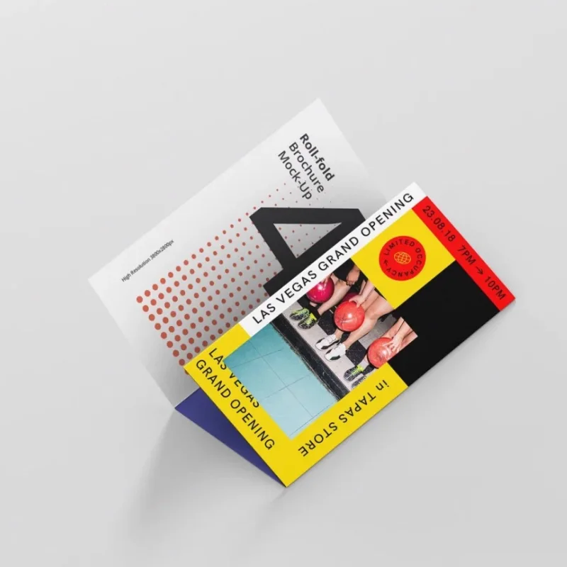 Custom Design Custom Promotional Business Flyer Printing for Discount Advertising Brochure Leaflet Printing