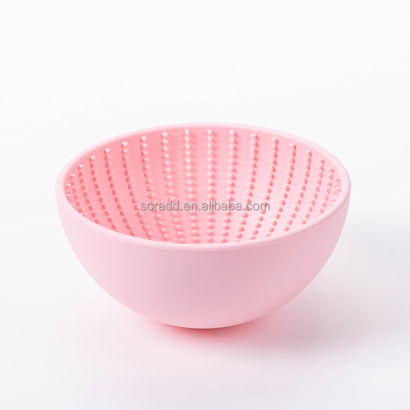 Silicone Lick Bowl Pet Interactive Dog Slow Feeder Bowls for Oral Health Preventing Choking Anxiety Relief Wobble or Stay Put