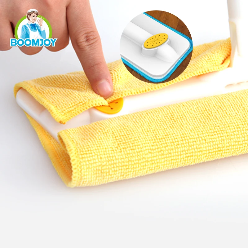  Boomjoy с двойной застежкой-пряжкой и алюминиевый полюс на плоской подошве удивительное оборудование для мытья полов машина уборки здоровый спрей Швабра из микрофибры Чулочные изделия дома набор чистки