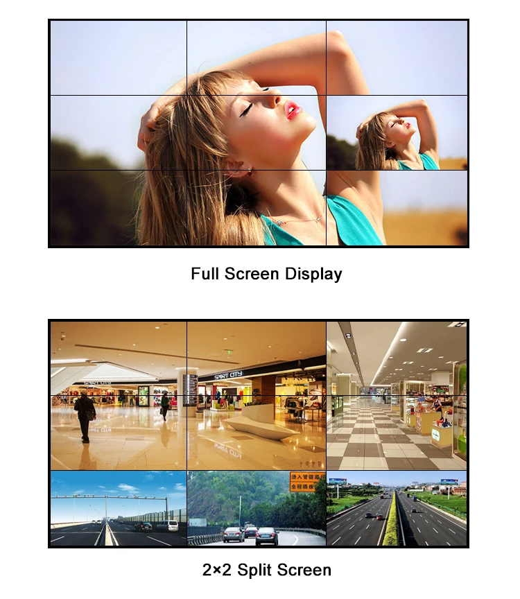 50 55 inch super slim splicing LCD Video wall display screen