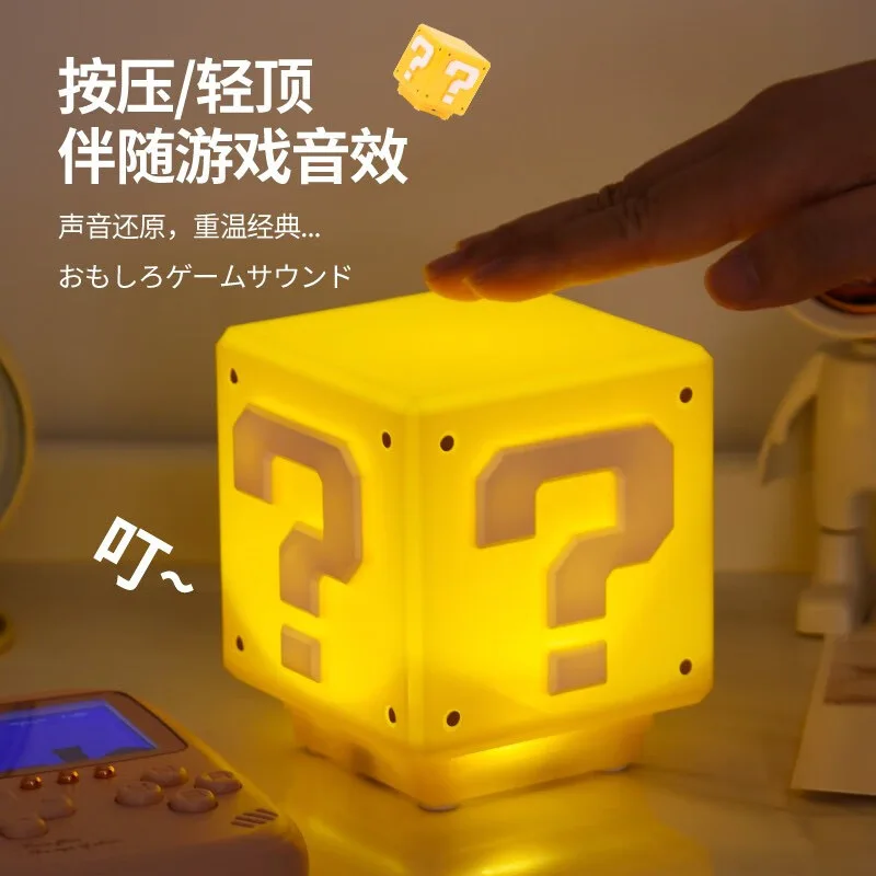 HY Toys building blocks House number Mario toilet sign Princess sensor question mark light pixel painting