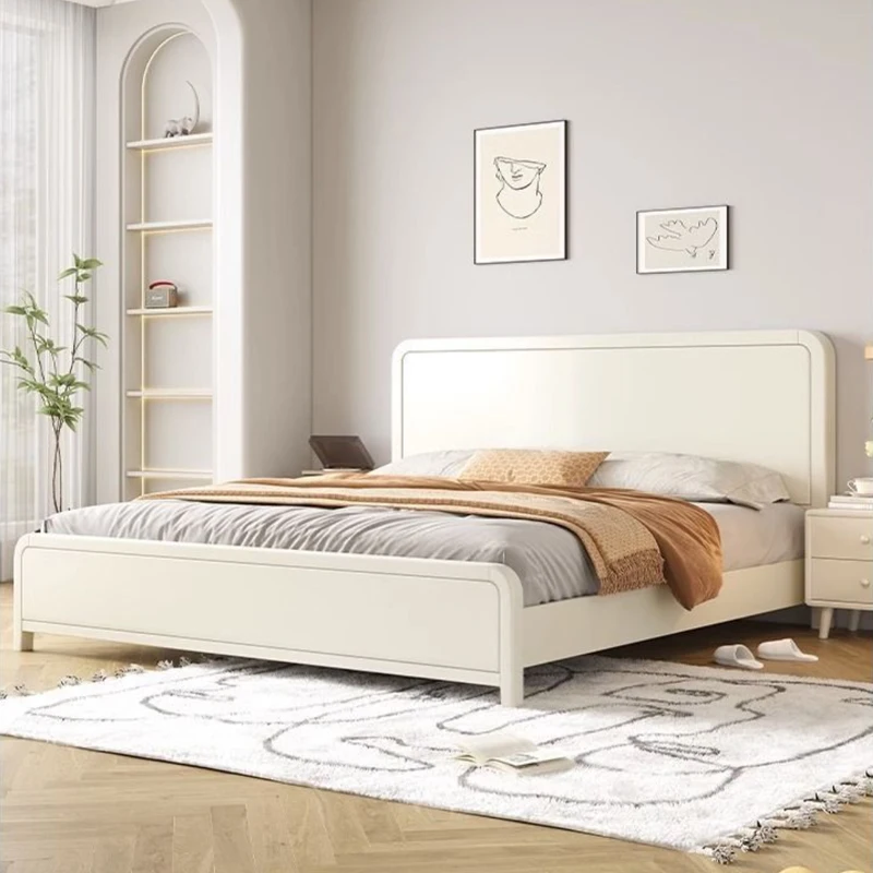 Nordic Cream White Princess Bed Elegant Design for Dreamy Bedrooms