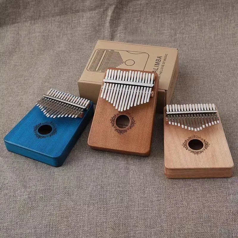 Kalimba Thumb Piano 17 Keys Portable Mbira Finger Gifts for Kids and Adults Beginners