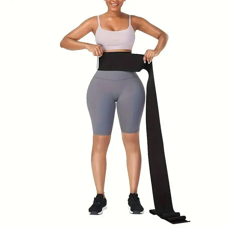 Women WaistBand Wrap Trainer Trimmer Belt Waist Shaper Slimming 10cm*5M Body Shaper Tummy Wrap Waist Trainer