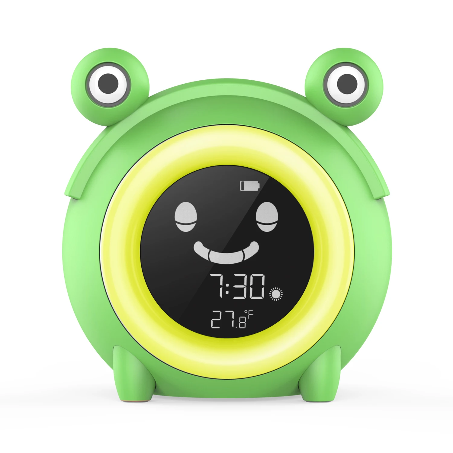 Frog Design custom Night Light  Wake Up natural Light Kids  Alarm Desk&table  led  digital &analog-digital Clocks nap