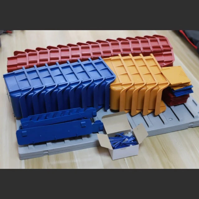 Factory wholesale Wall Control small grid plastic storage box with open front family Wall Mounted Pegboard